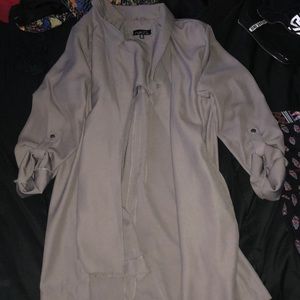 RUE 21 Grey Long Sleeve Duster